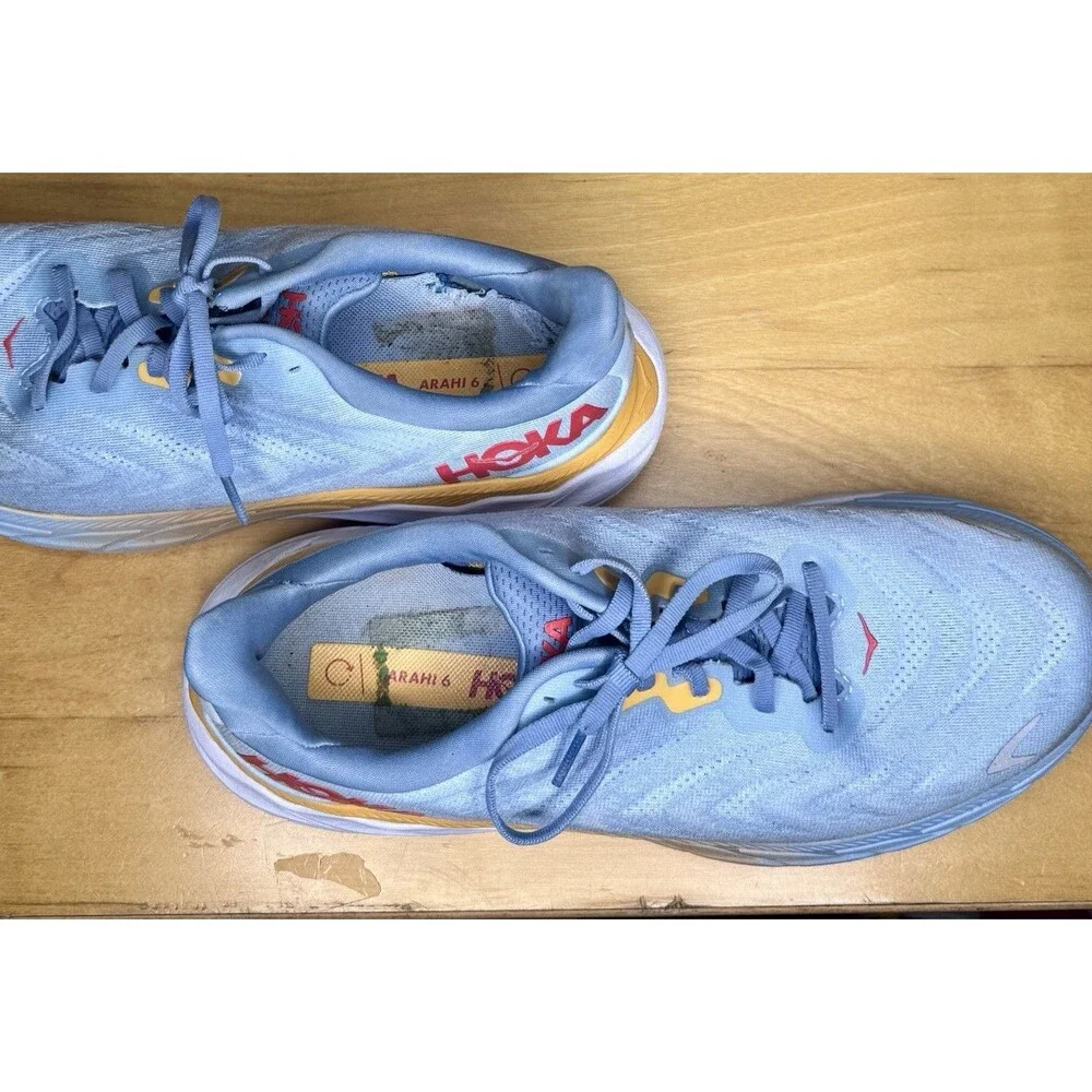 HOKA Arahi 6 Running Shoes Men’s 10D Women’s 11.5 Summer Song